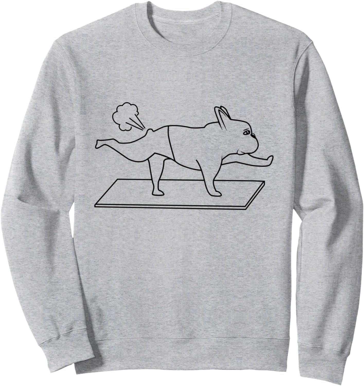 Футболка с изображением французского бульдога и йога-пердежа Pardon My French, серый
Футболка с изображением французского бульдога и йога-пердежа Pardon My French, серый