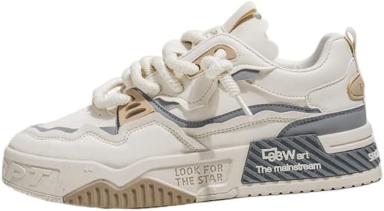 Мужские модные повседневные кроссовки с толстой подошвой - подходят для всех сезонов, с резиновой подошвой, для улицы и поездок на работу Fusecottc, слоновая кость
Мужские модные повседневные кроссовки с толстой подошвой - подходят для всех сезонов, с резиновой подошвой, для улицы и поездок на работу Fusecottc, слоновая кость