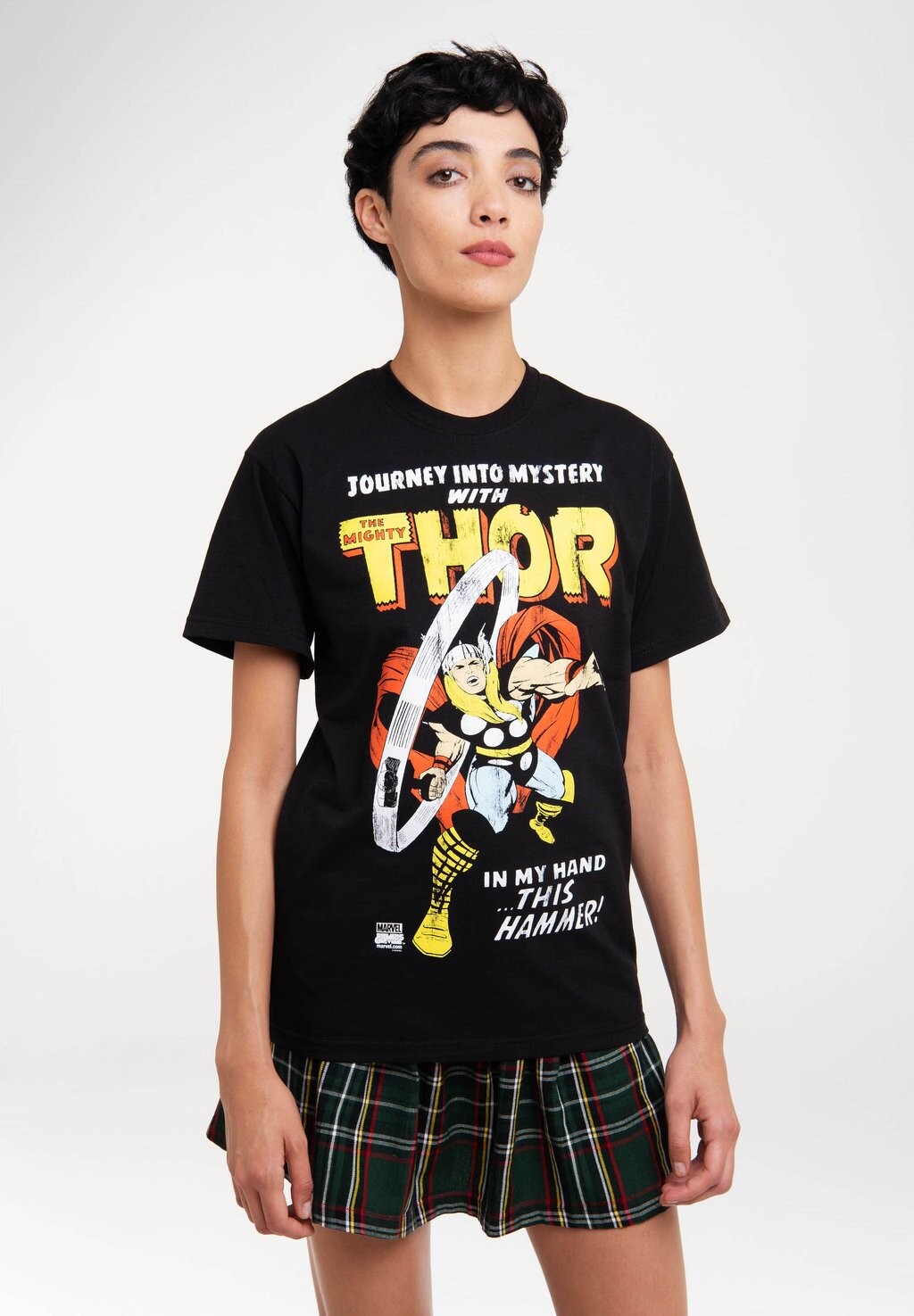 Футболка с принтом MARVEL COMICS THOR, JOURNEY LOGOSHIRT, черный
Футболка с принтом MARVEL COMICS THOR, JOURNEY LOGOSHIRT, черный