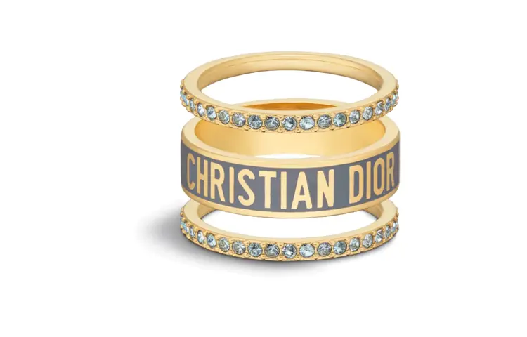 DIOR Металлические кристальные кольца Women's Gold
DIOR Металлические кристальные кольца Women's Gold