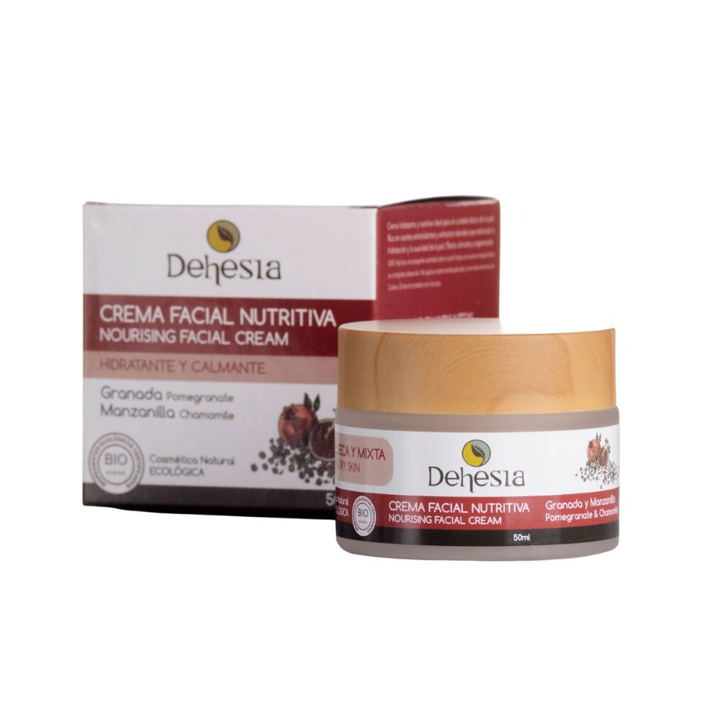 Увлажняющий крем для ухода за лицом Crema facial nutritiva con granada y manzanilla Dehesia cosmética econatural, 50 мл
Увлажняющий крем для ухода за лицом Crema facial nutritiva con granada y manzanilla Dehesia cosmética econatural, 50 мл