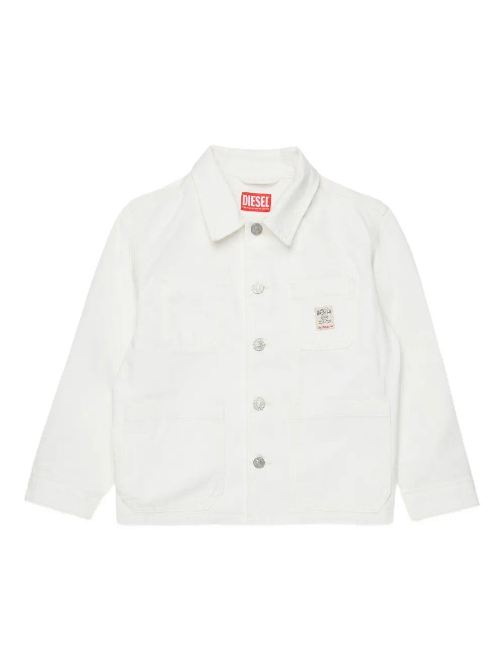 Джинсовая куртка Jstack с накладным карманом Diesel Kids, белый
Джинсовая куртка Jstack с накладным карманом Diesel Kids, белый