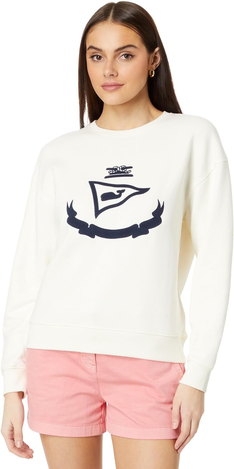 Свитер Vineyard Vines Classic Crew Embrodered Sweatshirt, цвет Marshmallow
Свитер Vineyard Vines Classic Crew Embrodered Sweatshirt, цвет Marshmallow