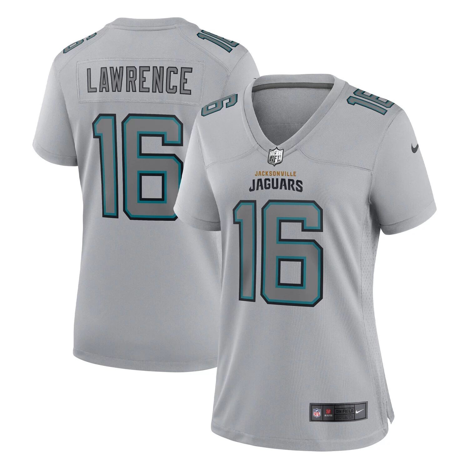 Женское джерси Nike Trevor Lawrence Grey Jacksonville Jaguars Atmosphere Fashion Game Джерси Nike
Женское джерси Nike Trevor Lawrence Grey Jacksonville Jaguars Atmosphere Fashion Game Джерси Nike