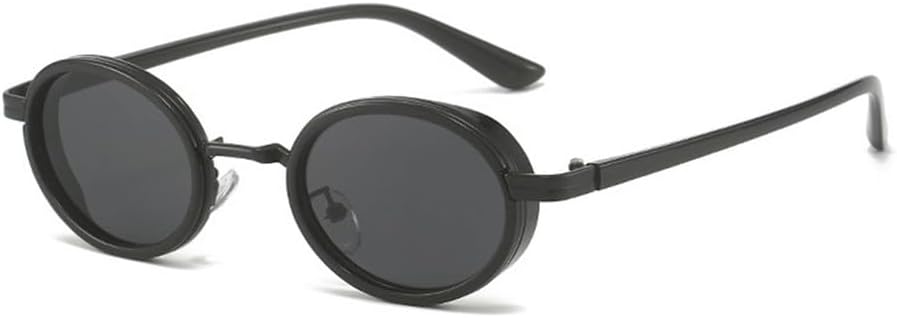 Модные овальные солнцезащитные очки в стиле панк для женщин, винтажные градиентные очки с защитой от УФ-излучения UV400, трендовые солнцезащитные очки для мужчин HVTVTLA, Black Gray
Модные овальные солнцезащитные очки в стиле панк для женщин, винтажные градиентные очки с защитой от УФ-излучения UV400, трендовые солнцезащитные очки для мужчин HVTVTLA, Black Gray