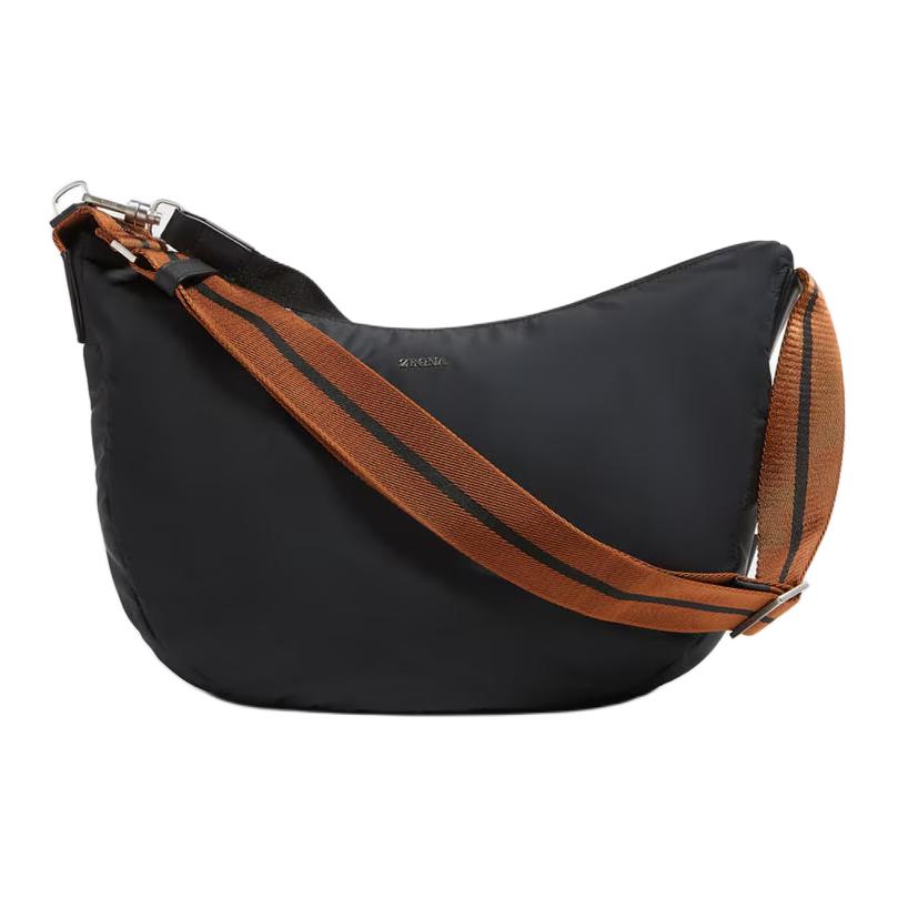 Сумка-хобо через плечо мини мужская черная Ermenegildo Zegna
Сумка-хобо через плечо мини мужская черная Ermenegildo Zegna