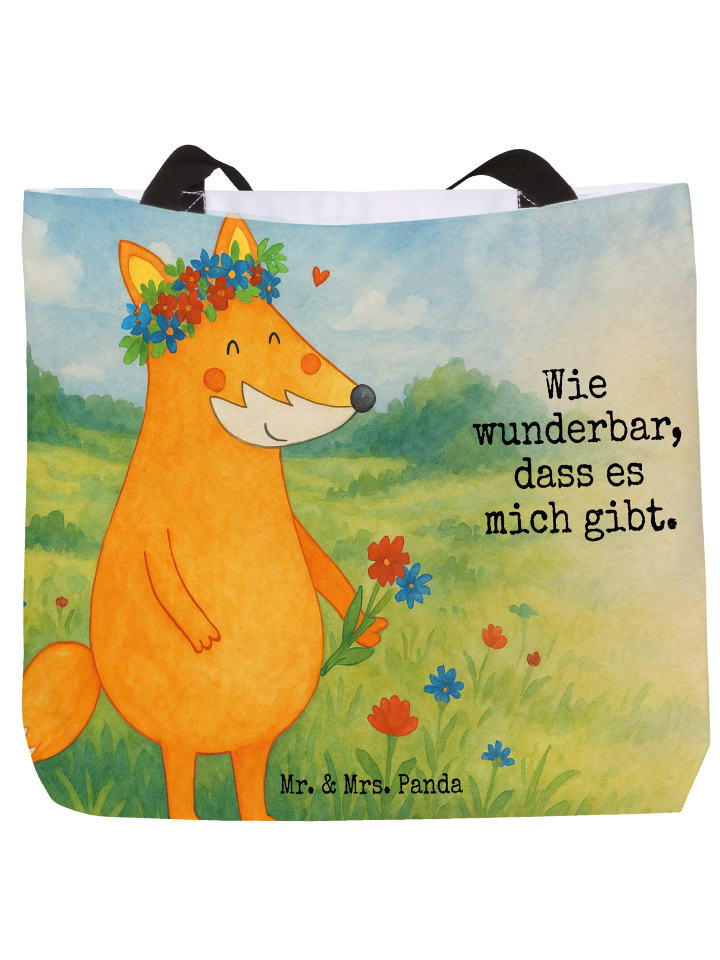 Mr. & Mrs. Panda Белая сумка с изображением лисы и цветка и надписью
Mr. & Mrs. Panda Белая сумка с изображением лисы и цветка и надписью