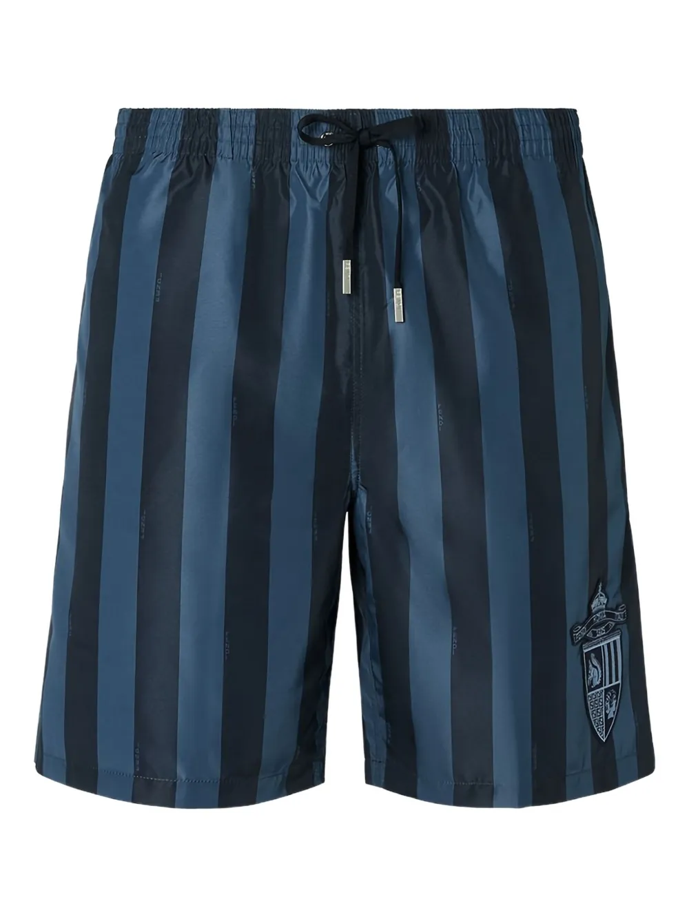 Полосатые плавки-шорты с логотипом Fendi, синий
Полосатые плавки-шорты с логотипом Fendi, синий