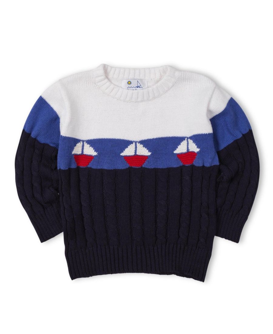 Детский свитер для мальчиков с парусниками Florence Eiseman, No Color
Детский свитер для мальчиков с парусниками Florence Eiseman, No Color