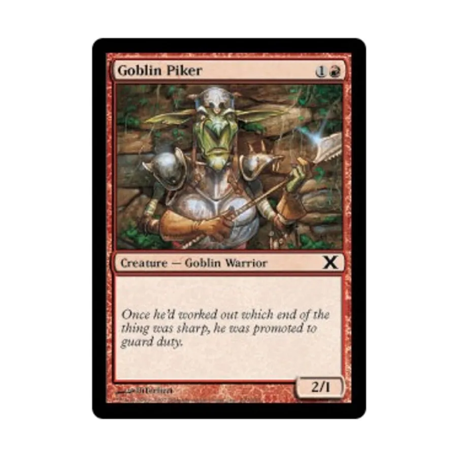 CCG Гоблин Пикер (К), MTG - 10th Edition
CCG Гоблин Пикер (К), MTG - 10th Edition
