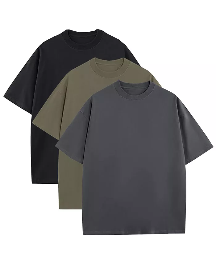 Мужской набор из 3 футболок оверсайз Blu Rock, мультиколор
Мужской набор из 3 футболок оверсайз Blu Rock, мультиколор