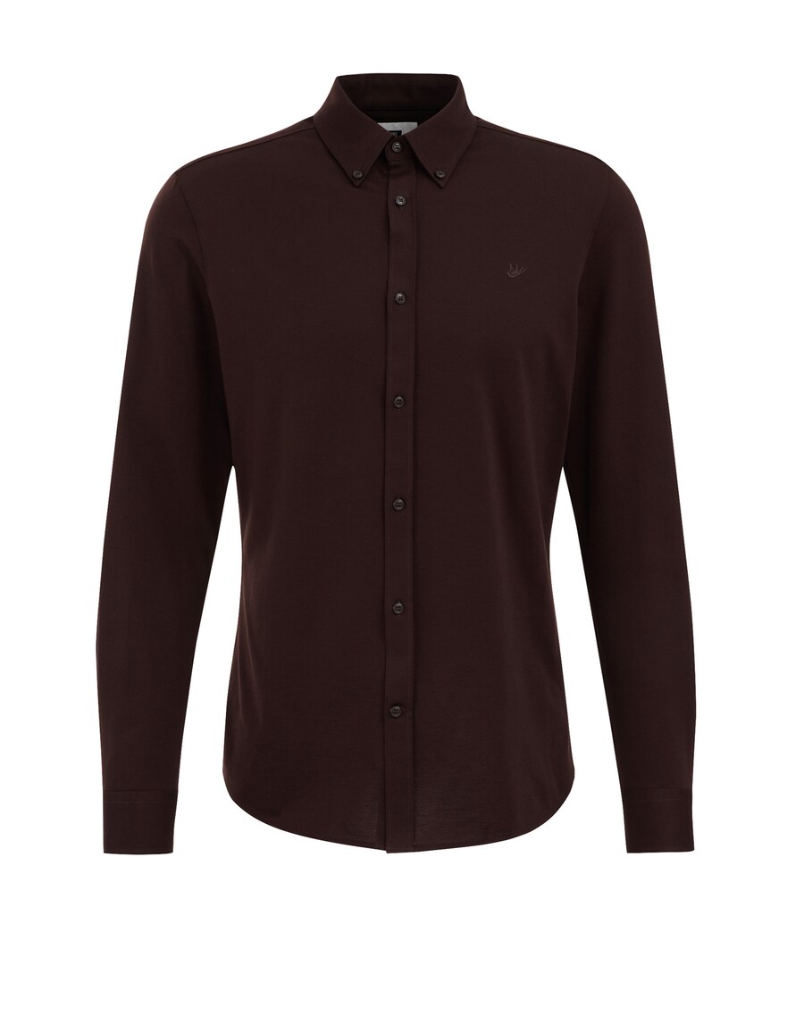 Рубашка на пуговицах классического кроя WE Fashion, темно-коричневый
Рубашка на пуговицах классического кроя WE Fashion, темно-коричневый