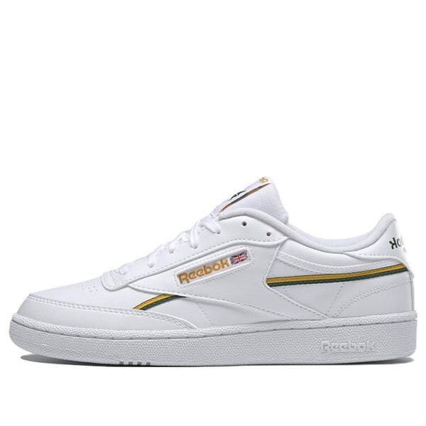 Кроссовки club c 85 vegan 'white green gold' Reebok, белый
Кроссовки club c 85 vegan 'white green gold' Reebok, белый