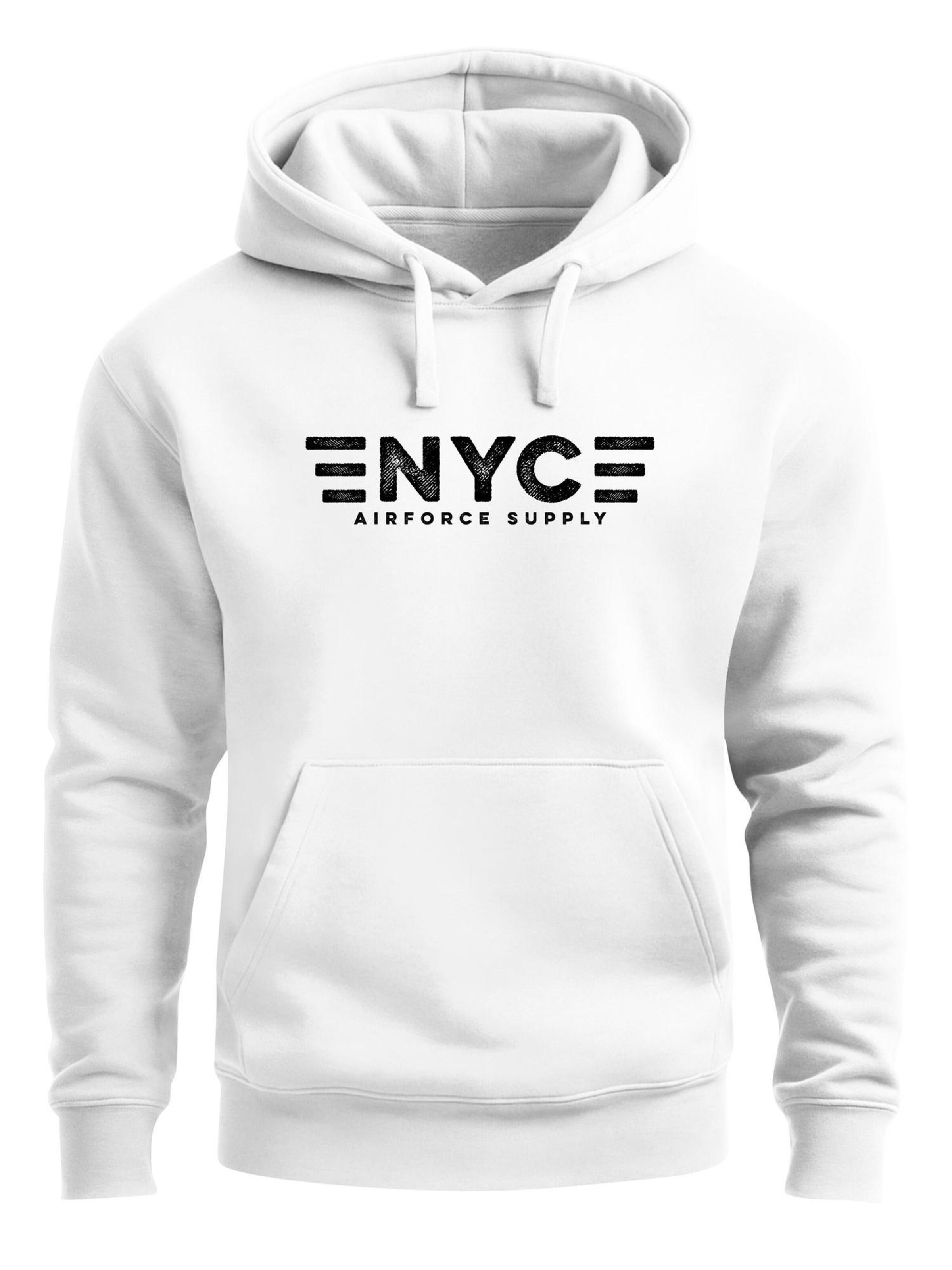 Neverless Толстовка 'New York Air' в белом цвете
Neverless Толстовка 'New York Air' в белом цвете