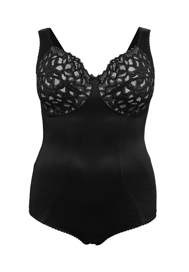 Боди без косточек без косточек с легким утягивающим эффектом Sheego, черный
Боди без косточек без косточек с легким утягивающим эффектом Sheego, черный
