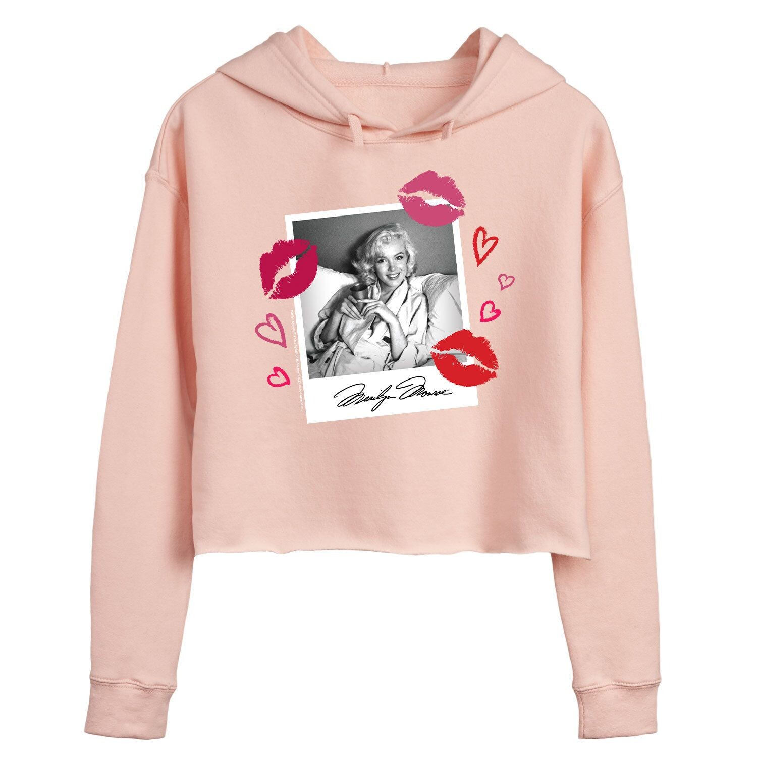 Укороченное худи Kiss с изображением Мэрилин Монро для юниоров Licensed Character, розовый 
Укороченное худи Kiss с изображением Мэрилин Монро для юниоров Licensed Character, розовый