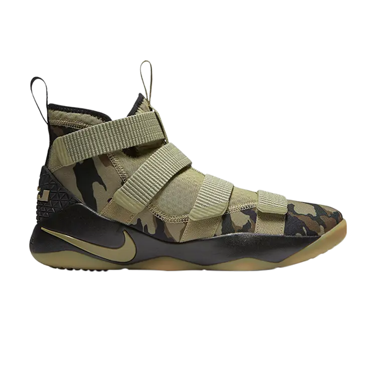 Кроссовки Nike Zoom LeBron Soldier 11 'Camo', зеленый
Кроссовки Nike Zoom LeBron Soldier 11 'Camo', зеленый