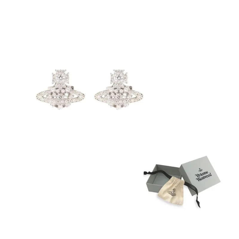 Vivienne Westwood Латунные серьги-гвоздики с кристаллами, унисекс, серебристые
Vivienne Westwood Латунные серьги-гвоздики с кристаллами, унисекс, серебристые