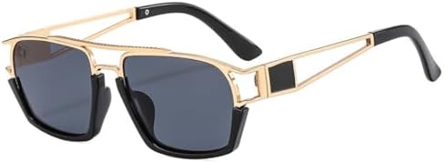 Винтажные панк-солнцезащитные очки большого размера 2027 года для мужчин и женщин, ретро-очки с градиентной оправой из сплава и защитой от УФ-излучения UV400 MTZJH, C1 Black
Винтажные панк-солнцезащитные очки большого размера 2027 года для мужчин и женщин, ретро-очки с градиентной оправой из сплава и защитой от УФ-излучения UV400 MTZJH, C1 Black