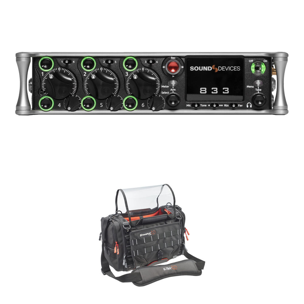 Портативный цифровой рекордер Sound Devices 833 8-Channel / 12-Track Field Recorder and Small
Портативный цифровой рекордер Sound Devices 833 8-Channel / 12-Track Field Recorder and Small