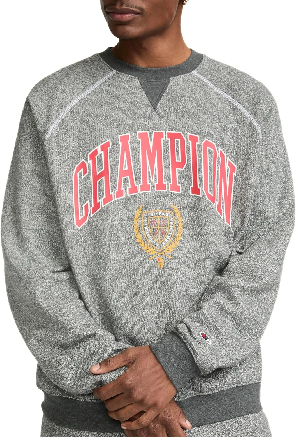 Толстовка Champion Yearbook Raglan Crewneck с логотипом
Толстовка Champion Yearbook Raglan Crewneck с логотипом