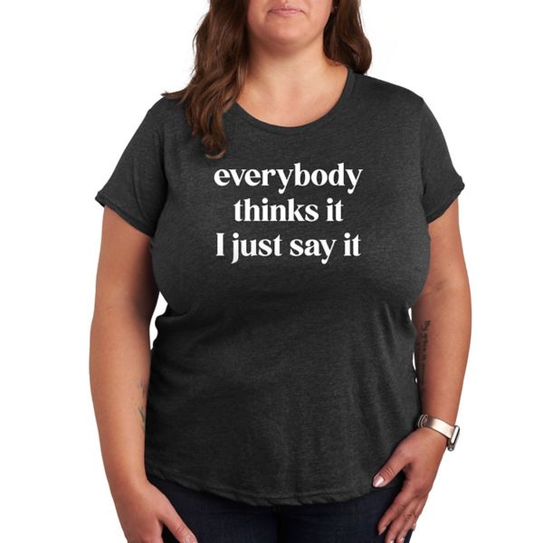 Плюс все думают, что это графическая футболка Licensed Character, серый
Плюс все думают, что это графическая футболка Licensed Character, серый