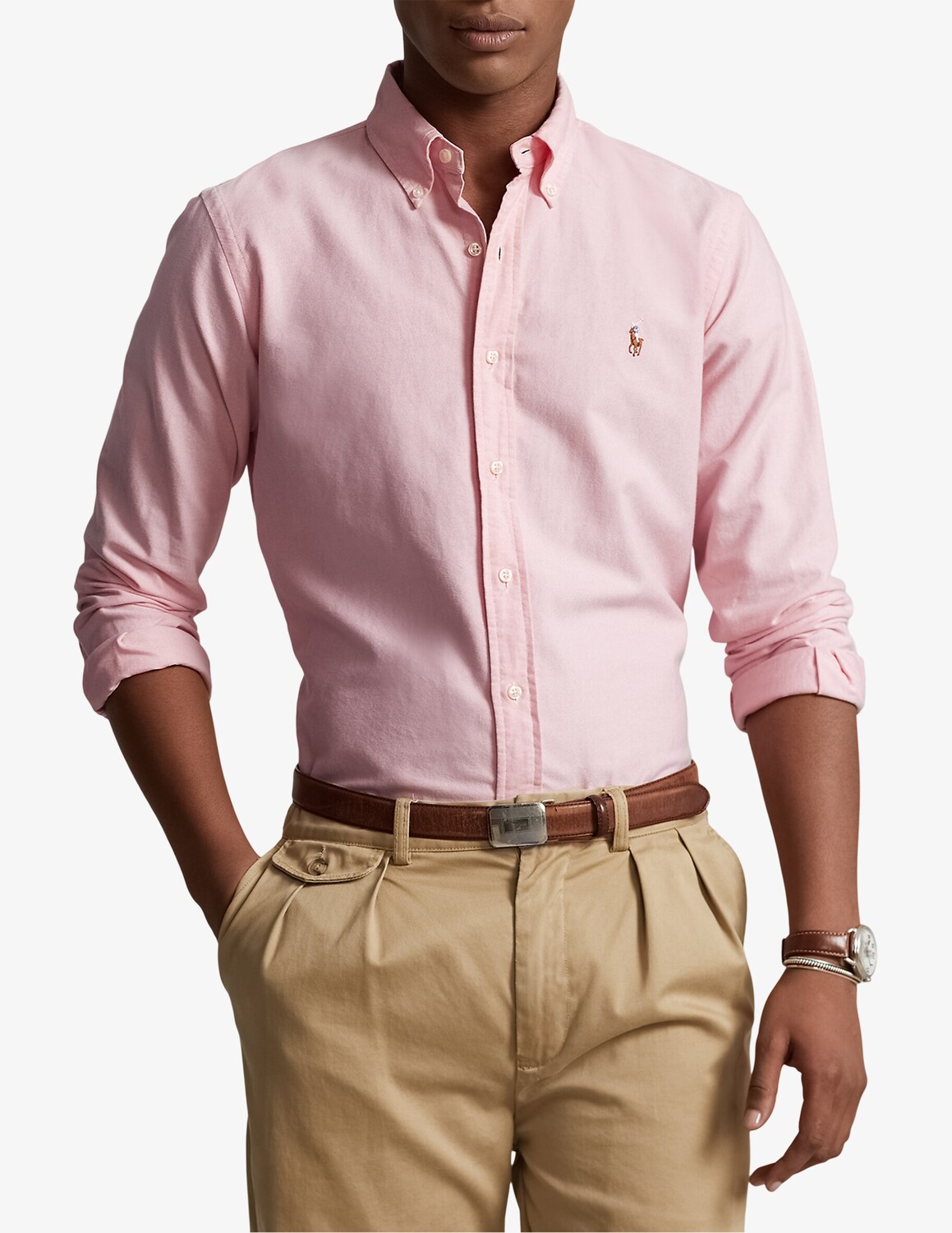 Узкая оксфордская рубашка с длинными рукавами Ralph Lauren, розовый
Узкая оксфордская рубашка с длинными рукавами Ralph Lauren, розовый
