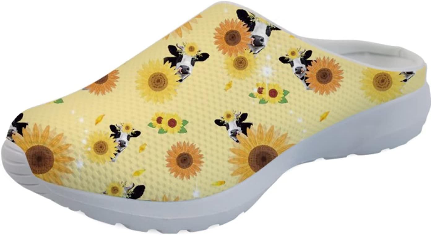 Женские слипоны-мюли Forchrinse Black Bat Cobweb, мужские садовые сабо, сетчатые прогулочные туфли для повседневной носки, работы и спортзала, Sunflower Cow
Женские слипоны-мюли Forchrinse Black Bat Cobweb, мужские садовые сабо, сетчатые прогулочные туфли для повседневной носки, работы и спортзала, Sunflower Cow
