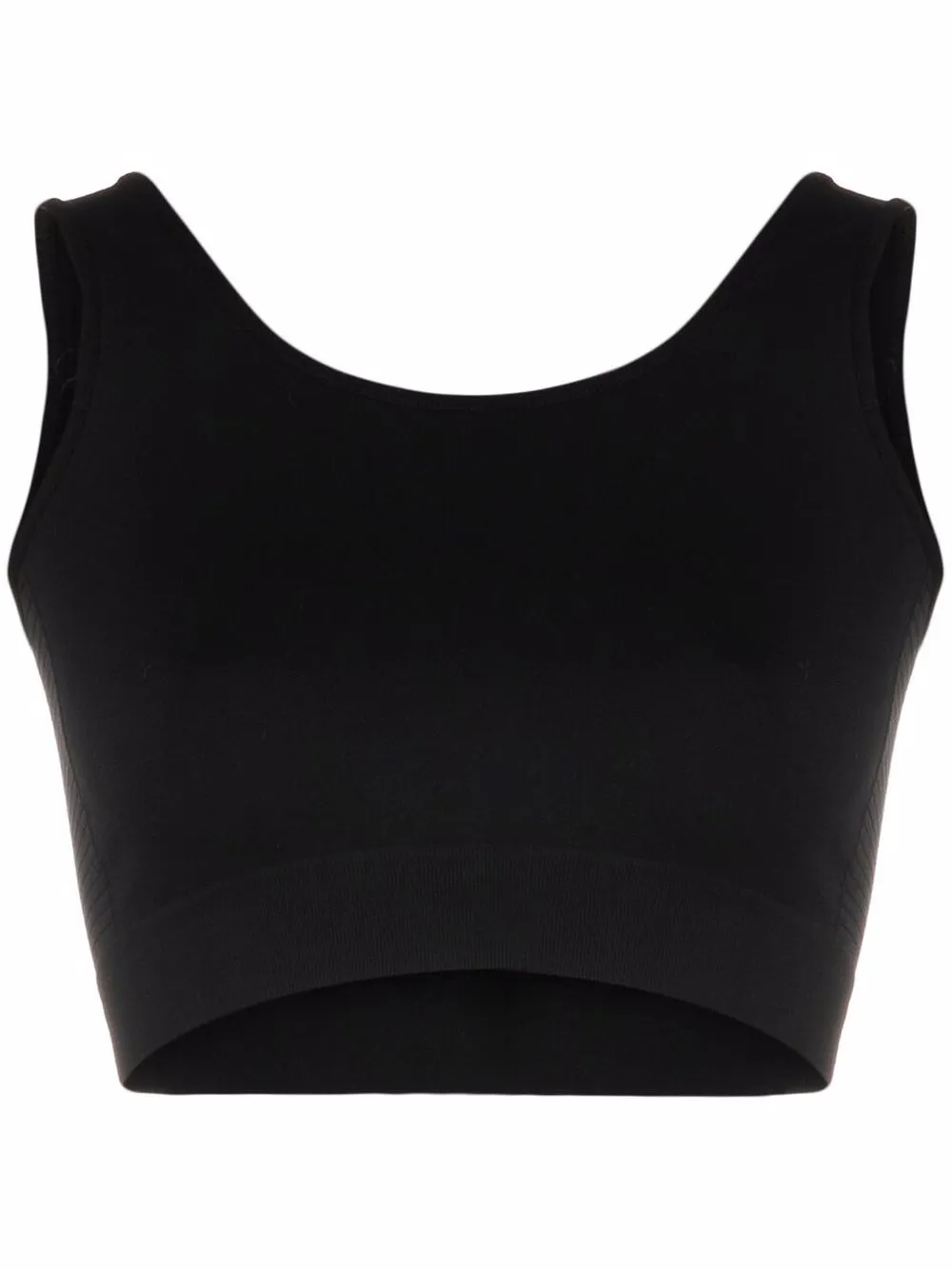 Спортивный бюстгальтер с U-образным вырезом Rick Owens, черный
Спортивный бюстгальтер с U-образным вырезом Rick Owens, черный