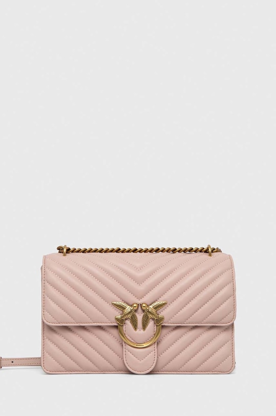 Кожаная сумка Pinko, розовый
Кожаная сумка Pinko, розовый