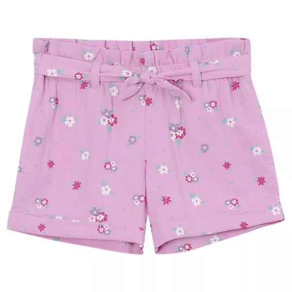 Шорты с завязками на талии для девочек 2-18 лет Lands' End, цвет sunset purple floral 
Шорты с завязками на талии для девочек 2-18 лет Lands' End, цвет sunset purple floral