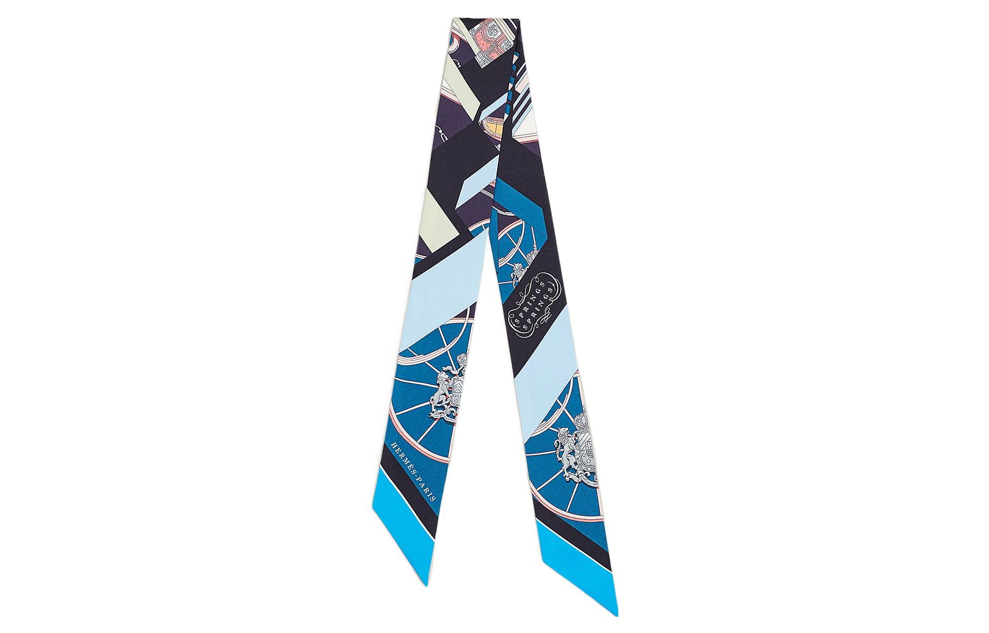 HERMES Шелковый шарф Twilly Small для женщин в синем цвете
HERMES Шелковый шарф Twilly Small для женщин в синем цвете