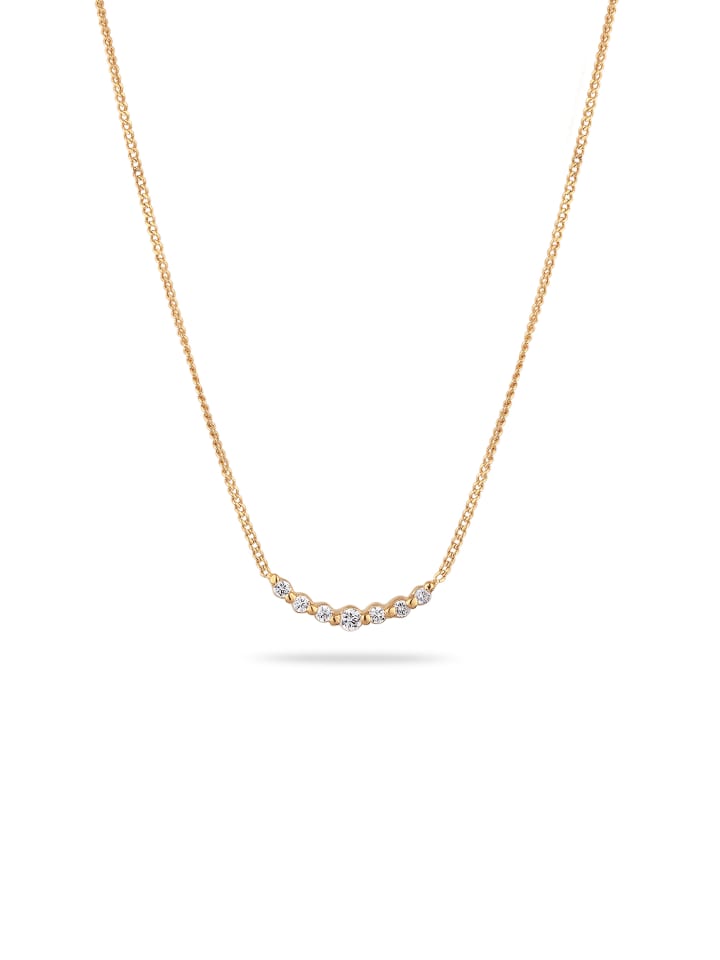 Elli DIAMONDS Колье из серебра 925 пробы с золотым покрытием
Elli DIAMONDS Колье из серебра 925 пробы с золотым покрытием