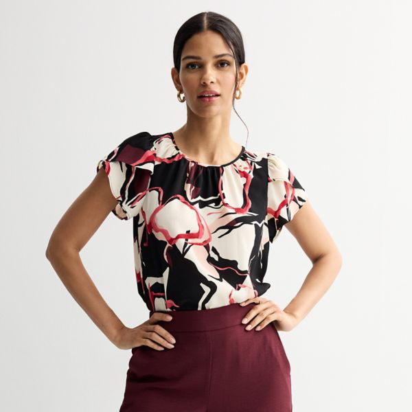 Женская блузка с присборенным воротником и рукавами-тюльпанами Nine West, цвет pink modern poppy
Женская блузка с присборенным воротником и рукавами-тюльпанами Nine West, цвет pink modern poppy