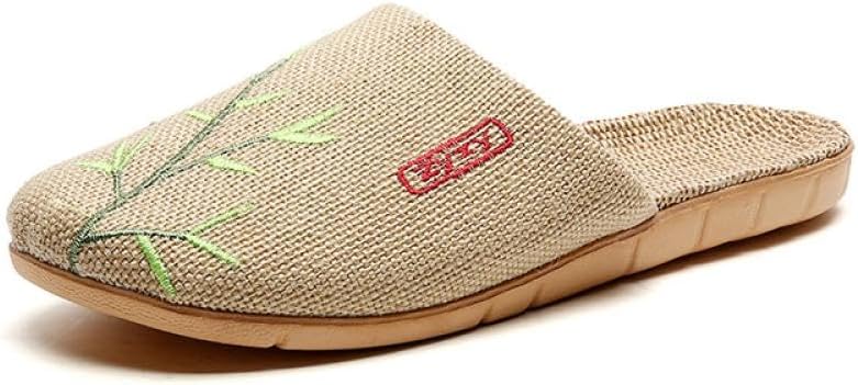 Тапочки Gaolinci из льна с вышивкой, дышащие летние домашние тапочки, сандалии для мужчин и женщин, зеленый
Тапочки Gaolinci из льна с вышивкой, дышащие летние домашние тапочки, сандалии для мужчин и женщин, зеленый