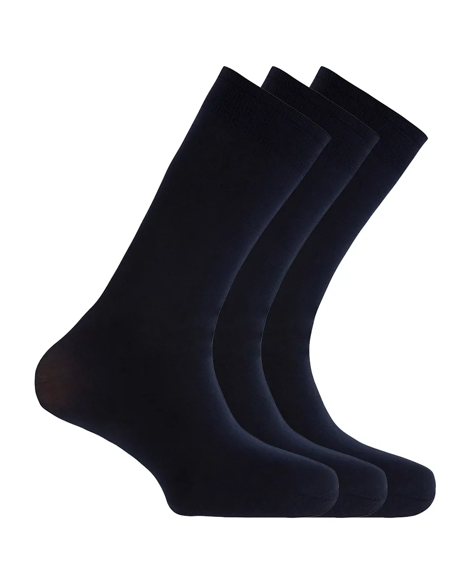 В упаковке 3 пары мужских хлопковых носков темно-синего цвета Punto Blanco
В упаковке 3 пары мужских хлопковых носков темно-синего цвета Punto Blanco