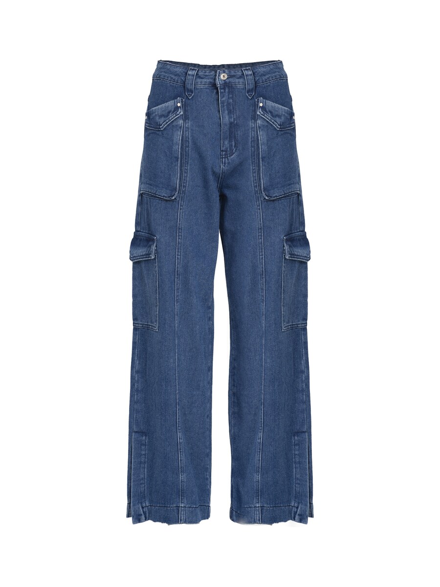 Широкие джинсы-карго Influencer, синий деним
Широкие джинсы-карго Influencer, синий деним