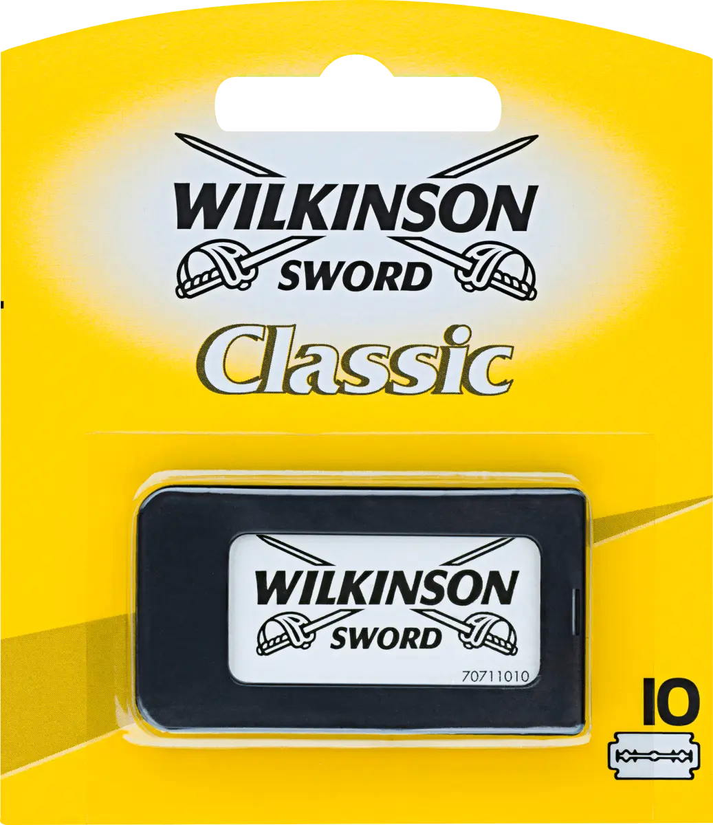Лезвия Classic для безопасных бритв 10 шт. WILKINSON SWORD
Лезвия Classic для безопасных бритв 10 шт. WILKINSON SWORD