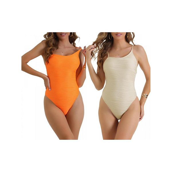 2 упаковки женского монокини с лямками и ребристой фактурой, 1 шт регулируемые тонкие бретели и треугольные трусики Inspire Chic, Orange Beige, Оранжевый, 2 упаковки женского монокини с лямками и ребристой фактурой, 1 шт регулируемые тонкие бретели и треу
2 упаковки женского монокини с лямками и ребристой фактурой, 1 шт регулируемые тонкие бретели и треугольные трусики Inspire Chic, Orange Beige, Оранжевый, 2 упаковки женского монокини с лямками и ребристой фактурой, 1 шт регулируемые тонкие бретели и треу