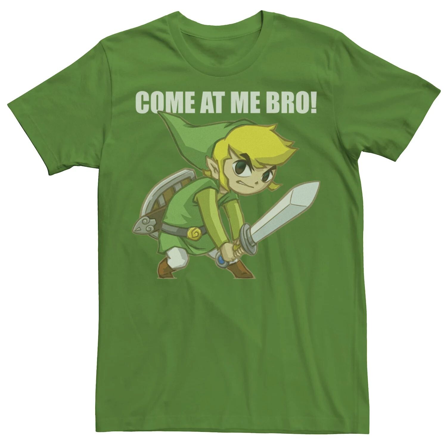 Мужская Nintendo Legend Of Zelda Come At Me Bro! Футболка Link Action Pose Licensed Character
Мужская Nintendo Legend Of Zelda Come At Me Bro! Футболка Link Action Pose Licensed Character
