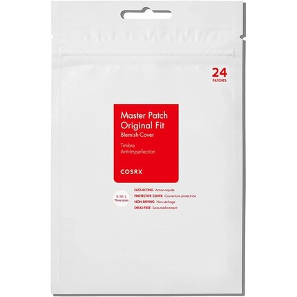 Master Patch Original Fit 24 патча | Гидроколлоидная повязка ADF | Быстрый, Cosrx 
Master Patch Original Fit 24 патча | Гидроколлоидная повязка ADF | Быстрый, Cosrx