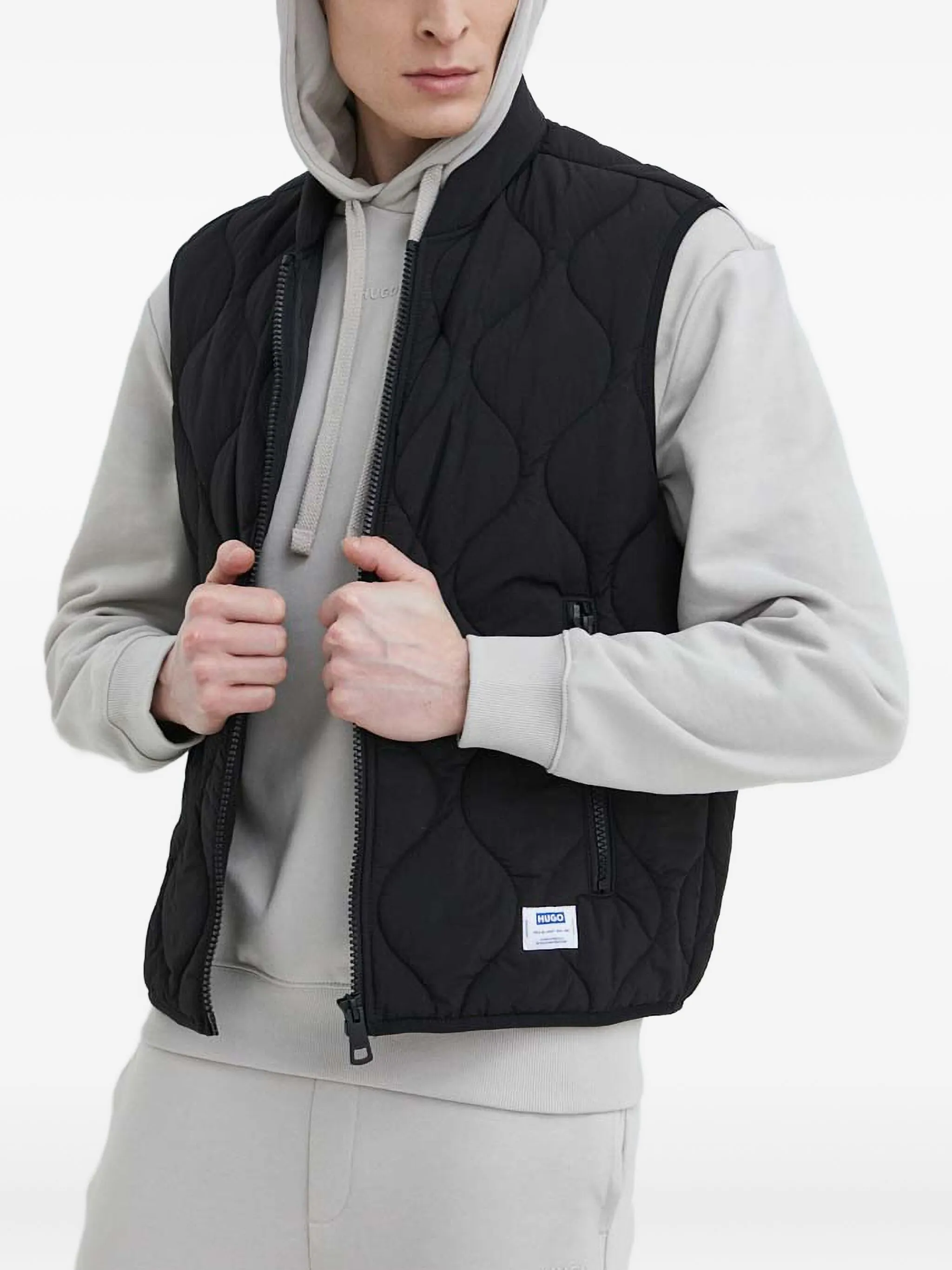 Стеганый жилет на молнии Hugo, черный
Стеганый жилет на молнии Hugo, черный