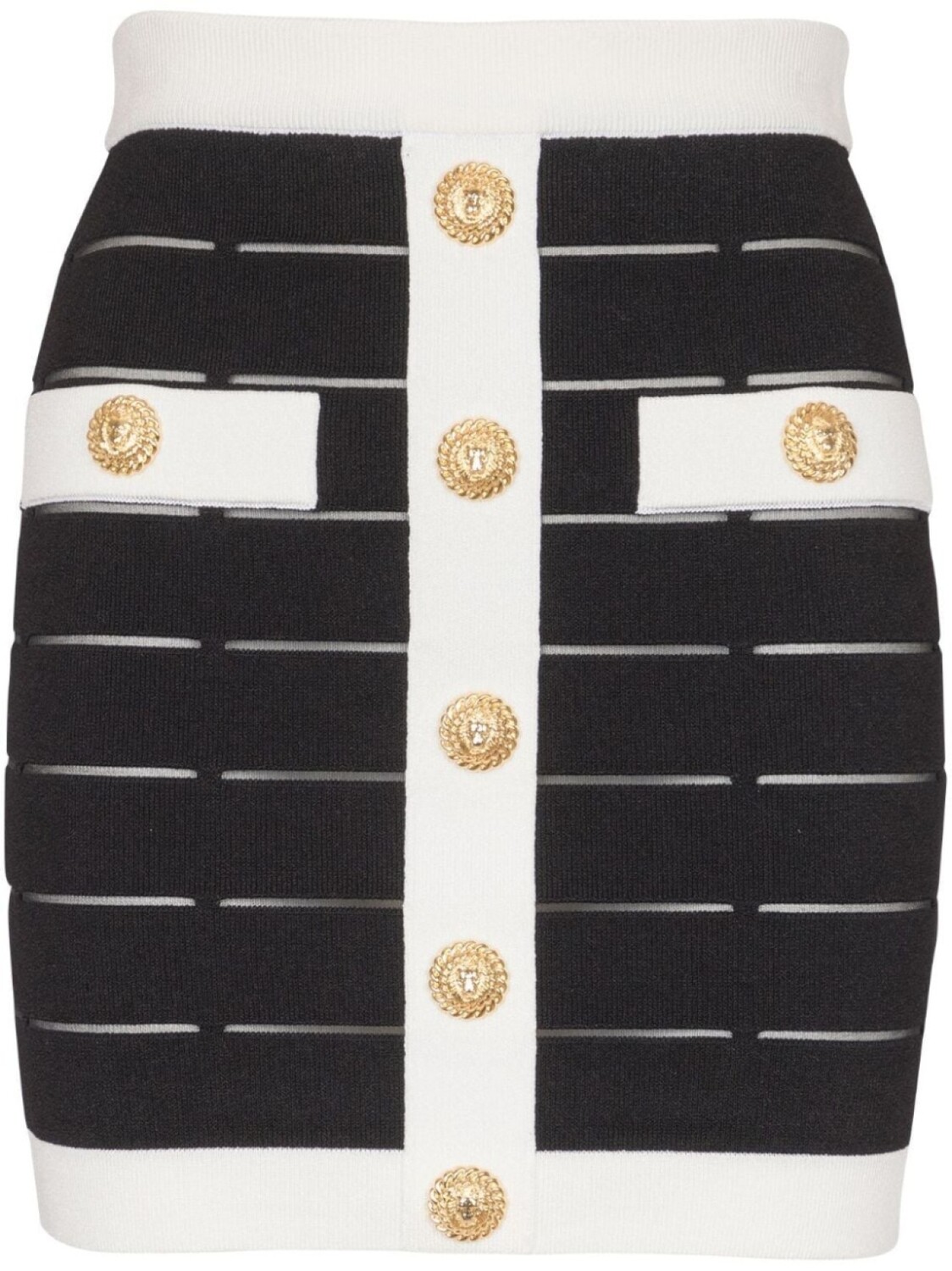Balmain трикотажная юбка мини с декоративными пуговицами, черный
Balmain трикотажная юбка мини с декоративными пуговицами, черный