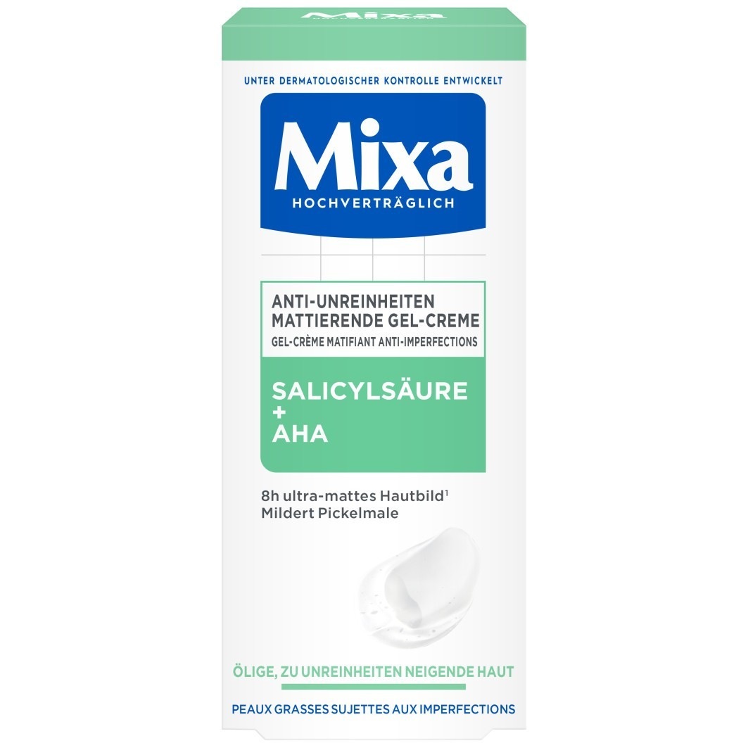 Гель для лица salicylsäure + aha Mixa, объем 50 мл
Гель для лица salicylsäure + aha Mixa, объем 50 мл