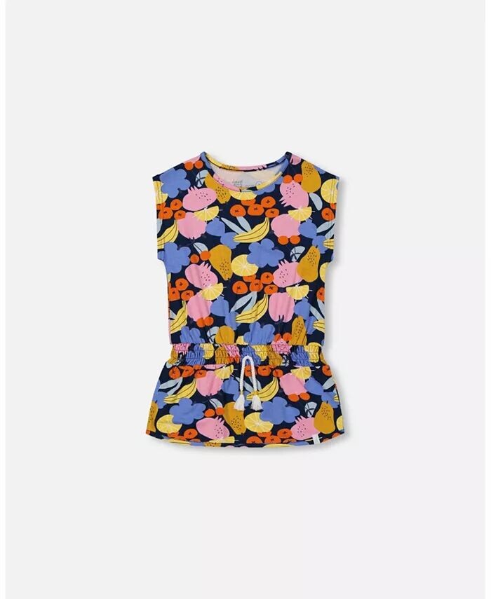 Топ-туника с принтом для девочек, разноцветный - Малыш|Ребенок Deux par Deux, мультиколор 
Топ-туника с принтом для девочек, разноцветный - Малыш|Ребенок Deux par Deux, мультиколор