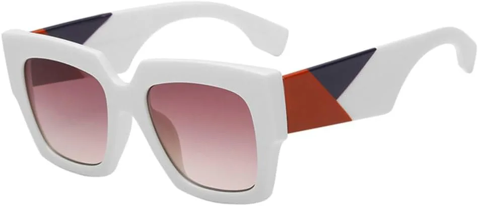 Модные квадратные солнцезащитные очки для женщин в винтажном стиле с большой оправой, ретро-очки для женщин, очки с защитой от УФ-излучения UV400 LJTJTAV, White-red
Модные квадратные солнцезащитные очки для женщин в винтажном стиле с большой оправой, ретро-очки для женщин, очки с защитой от УФ-излучения UV400 LJTJTAV, White-red