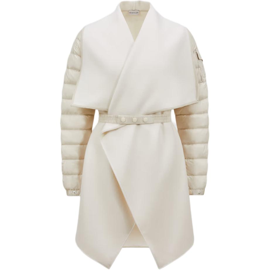 Стёганая фетровая накидка Moncler, белый
Стёганая фетровая накидка Moncler, белый