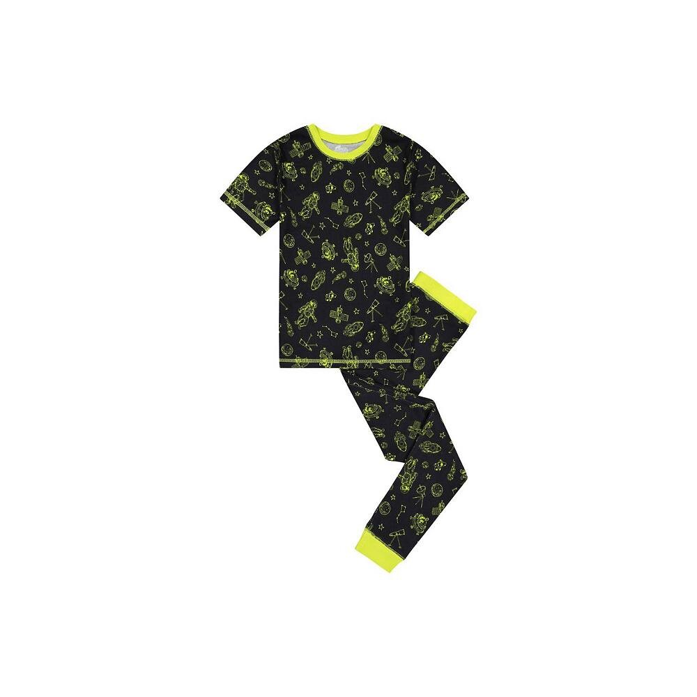 Пижамный комплект Sleep On It для мальчиков из 2 предметов из сверхмягкого джерси, плотно прилегающего кроя - для больших детей Sleep on it, черный
