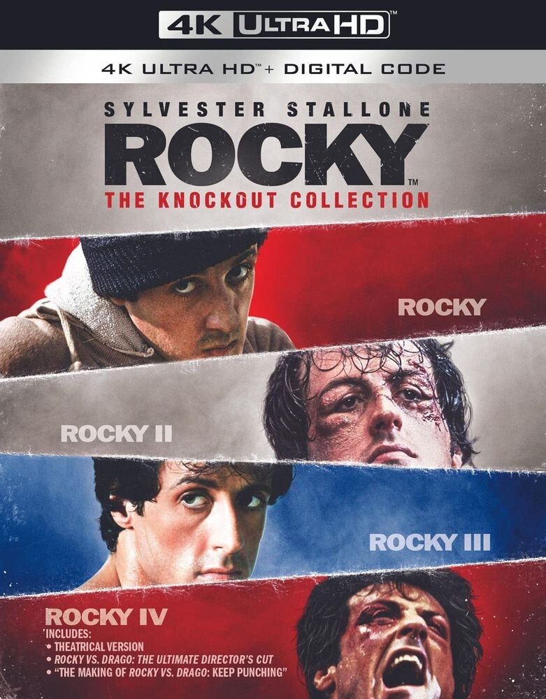 Диск 4K UHD Rocky: The Knockout Collection (4-Film)
Диск 4K UHD Rocky: The Knockout Collection (4-Film)