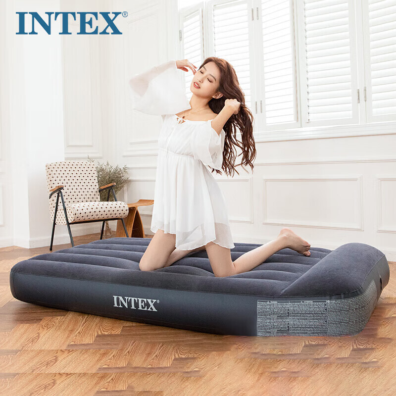 Intex 64141T, одна встроенная подушка, надувной матрас, домашняя портативная кровать для обеда, уличная палатка, коврик, складная кровать 
Intex 64141T, одна встроенная подушка, надувной матрас, домашняя портативная кровать для обеда, уличная палатка, коврик, складная кровать